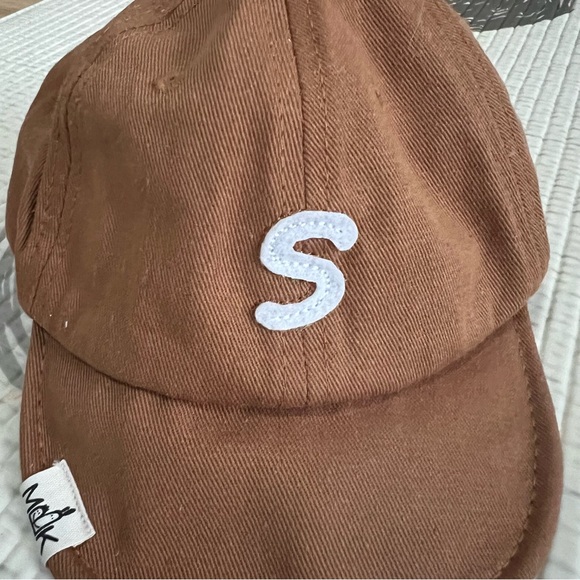 Camel brown cap for baby - Picture 4 of 7